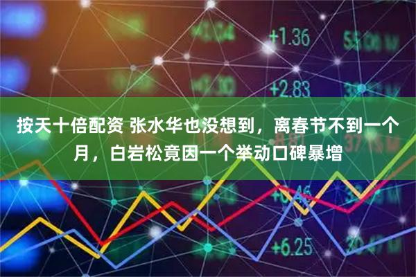 按天十倍配资 张水华也没想到，离春节不到一个月，白岩松竟因一个举动口碑暴增